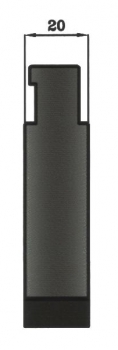 Stempel  R:P20 H: 82mm Länge: 505mm