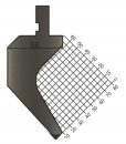 Stempel 90° R:0.8 H: 104.65mm Länge: 805mm sektioniert / geteilt